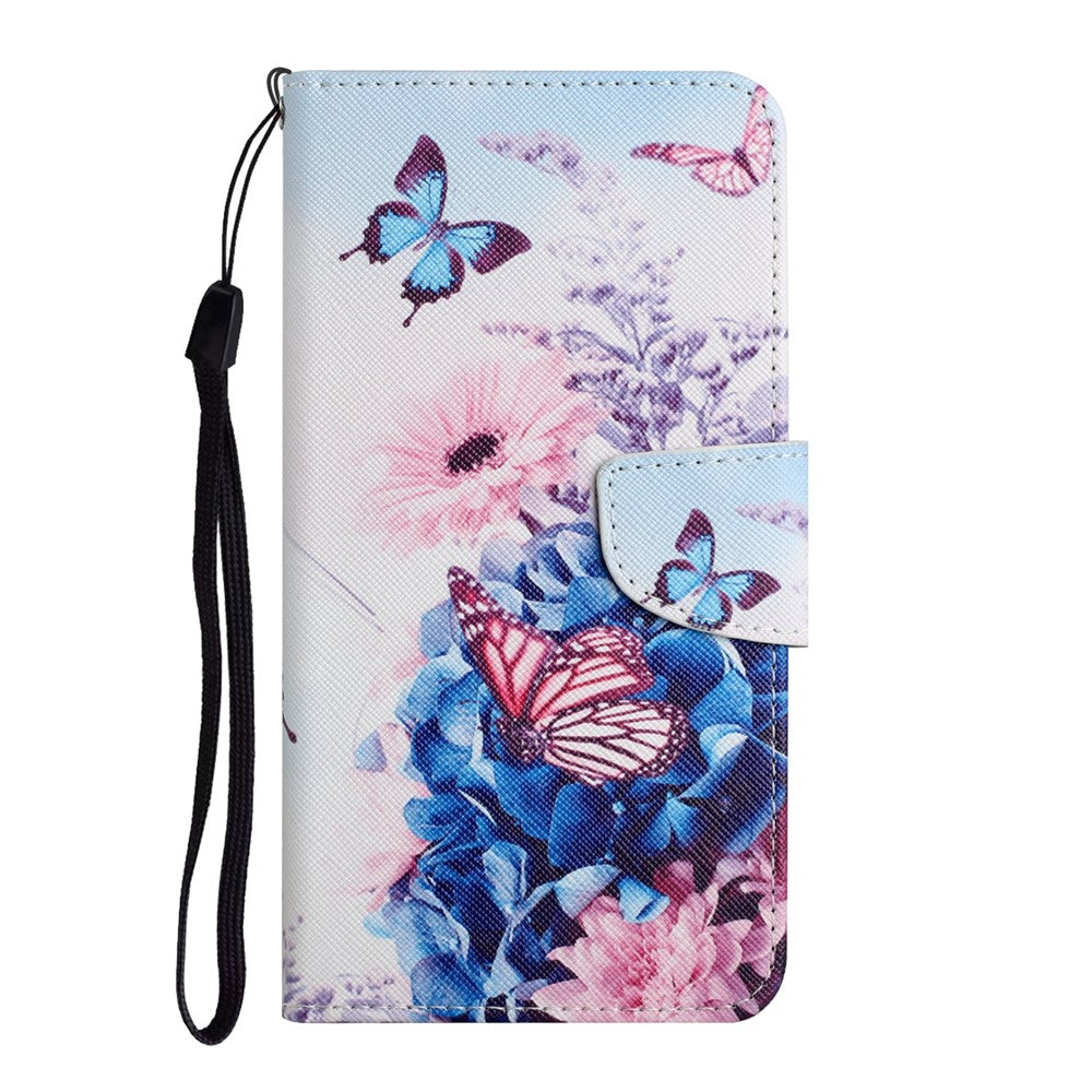 Xiaomi Redmi Note 15 Pro 4G Theme PU Leather Folio Case with Wrist Strap