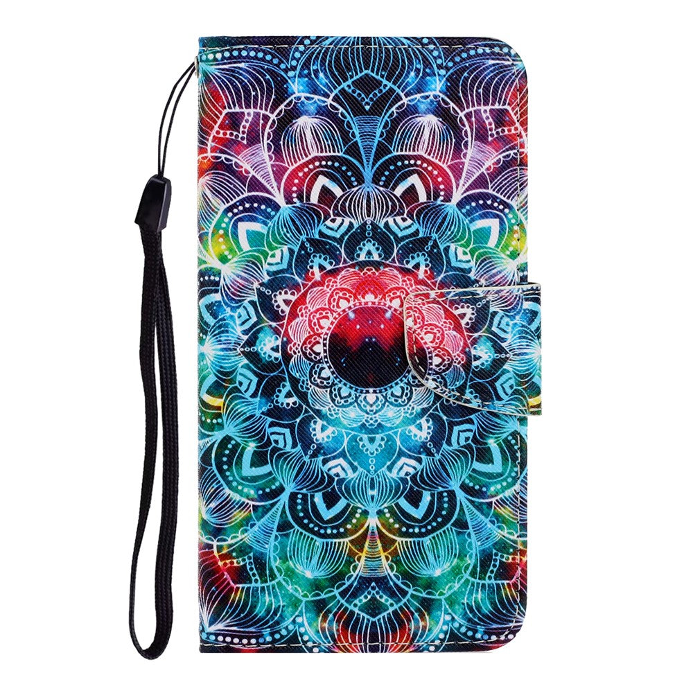 Xiaomi Redmi Note 15 Pro 4G Theme PU Leather Folio Case with Wrist Strap