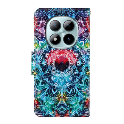 Xiaomi Redmi Note 15 Pro 4G Theme PU Leather Folio Case with Wrist Strap