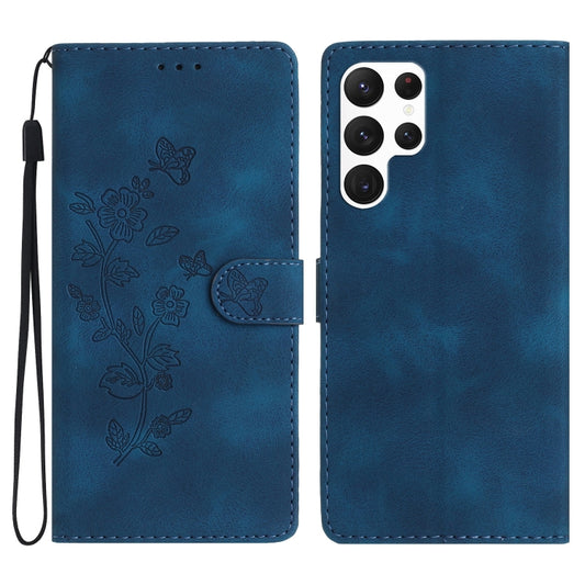 Flower Butterfly Embossing Pattern Leather Phone Case, For Samsung Galaxy S24 Ultra 5G, For Samsung Galaxy A25 5G, For Samsung Galaxy A15, For Samsung Galaxy A35 5G, For Samsung Galaxy A23 5G, For Samsung Galaxy S24+ 5G, For Samsung Galaxy S23 FE 5G   ...